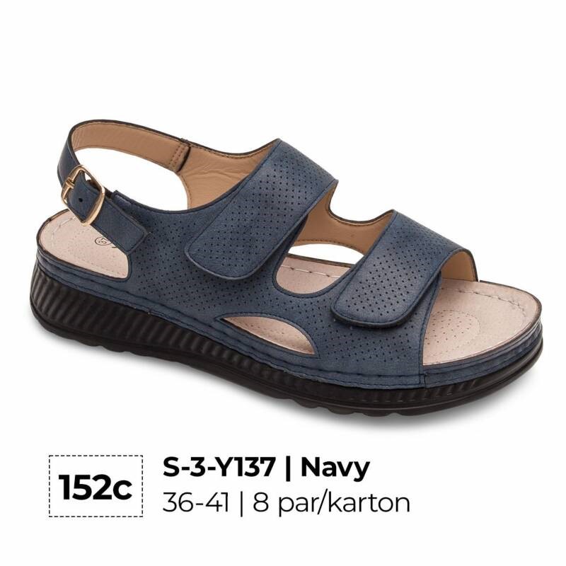 Sandały płaskie damskie Roz 36-41 / 8 par